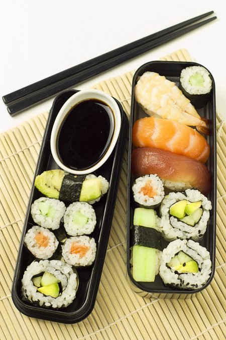 Sushi, sashimi , tempura ecc…